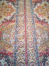 Vintage Shiraz Magic Carpets Greeff for Warner Linen Fabric Persian Per Metre