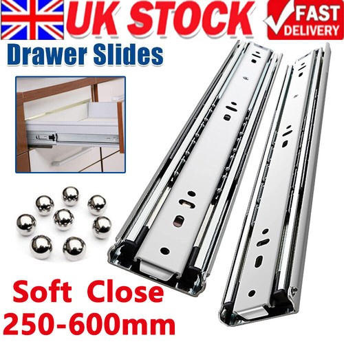 Soft close drawer runners - close, full