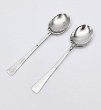 ART DECO STERLING SILVER COFFEE SPOONS Birmingham 1925