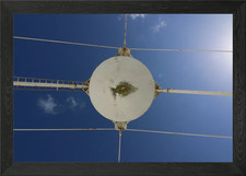 Satellite Dish Under Blue Sky