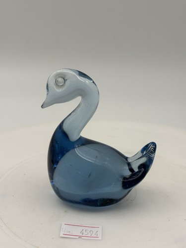 Small murano blue style glass - small,