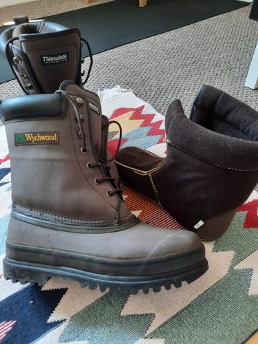 Wychwood brown fishing boots - brown,