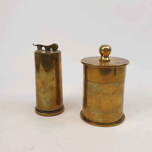 Vintage brass trench art - vintage,