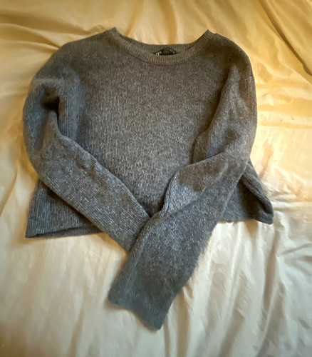 Zara women grey knit - women’s,