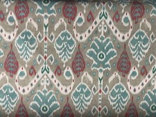 Buketan Ikat Linen Aqua Red