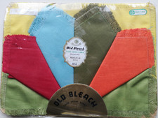 Vintage Old Bleach Pure Irish Linen, 6 Napkins, Unopened 12"x12". 6 Colours.