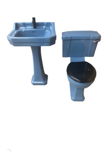 Alaska blue art - deco, toilet