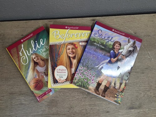 American girl books lot - american, saige