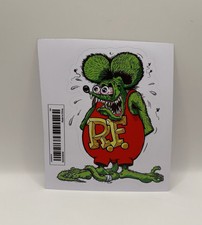 Rat Fink Sticker, Decal ,Hot Rod ,Classic American Car. 15cm x 12.8cm