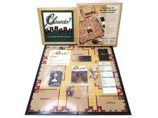 Cluedo Board Game Parker Brothers Wooden Box Version Complete Used DAMAGED BOX