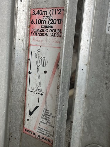 20ft extension ladder domestic