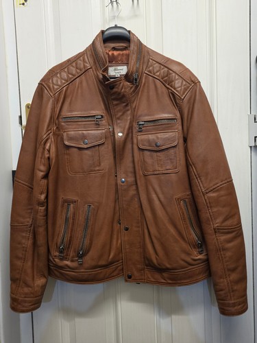 Mans leather jacket - leather,