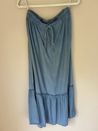 Next maxi skirt size blue - next,