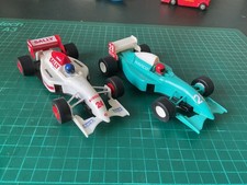 Scalextric 2 X Team Formula Single Seaters Non magnet New rear tyres