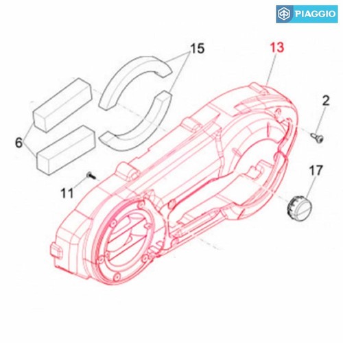 Piaggio pi005445 variator - piaggio,
