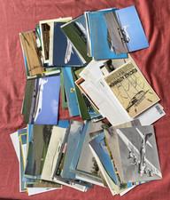130x Aviation Postcards & Photo's job lot Modern Military & Civil Aircraft