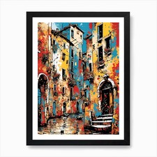 Venice 1 Art Print Framed Wall