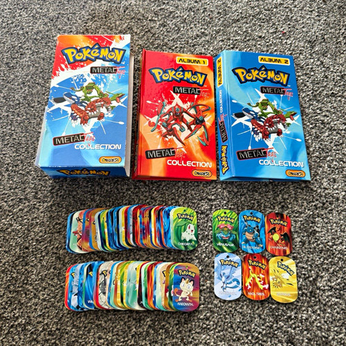 Pokémon metal tags - pokémon,