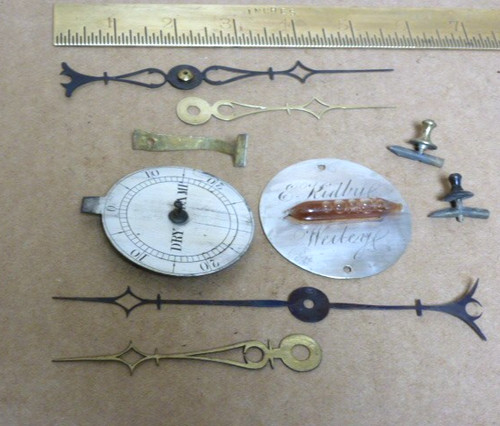 Useful lot wheel barometer - lot,
