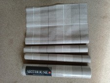1.5 rolls Arthouse Vinyl Wallpaper - in multi Brown/Fawn colour. Paste the wall