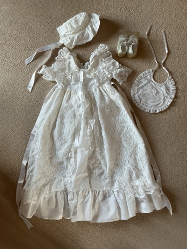 Vintage white christening - vintage,
