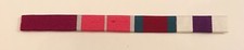 Victoria Cross, MBE, DSO, Military Cross Medal Rosette Ribbon Bar, Sew on or Pin