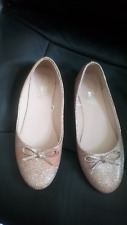 LADIES PINK DOLLY SHOES SIZE 5