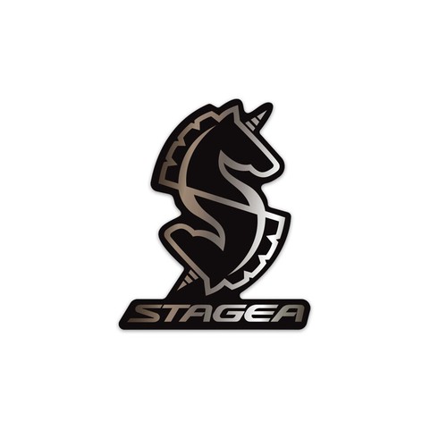 Unicorn side window emblem - window,
