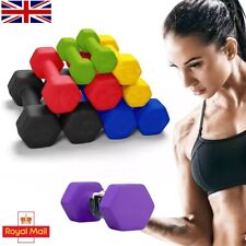 Neoprene Dumbbells PAIR Set Weights Home Gym Fitness Workout Training Exercise