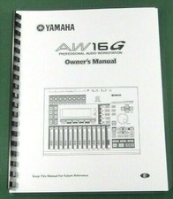 Yamaha AW16G Owner's Manual