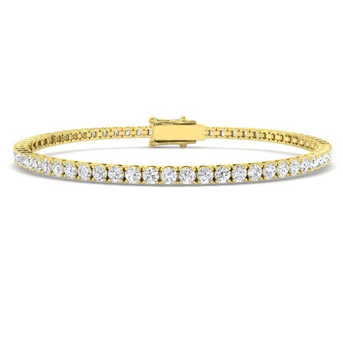 Round diamond tennis - round, bracelet