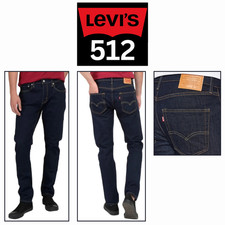 Levis 512 Mens Navy Slim Fit