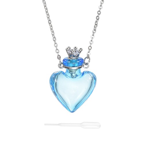 Vial necklace stainless steel - necklace,,