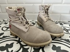 Timberland Men’s Roll Top Nubuck Leather Boots UK Size 11.5W EU 46.5 “WORN”