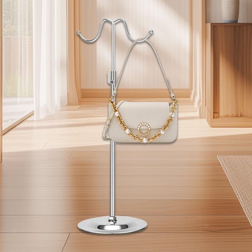 Metal handbag rack double - metal,