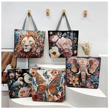 Linen Women Handbag Ethnic