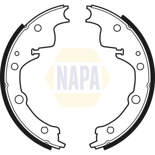 Napa brake shoe set axle - axle, kit