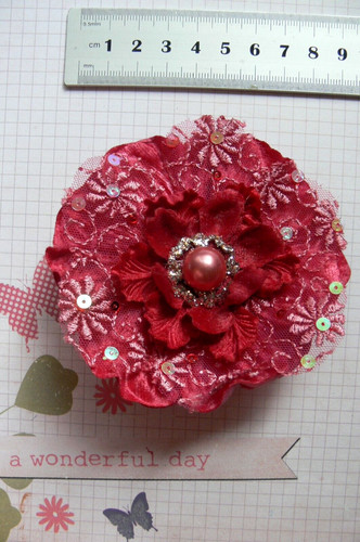 Exotic lace pearl diamante - pearl,