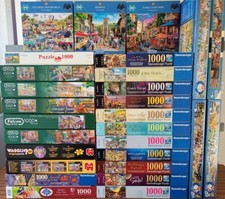 1000 Jigsaw Puzzles Ravensburger Gibsons Falcon  MULTI LISTING 500-1000-1500 UK