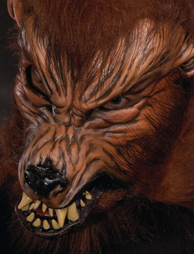 Mask moving mouth - mouth, howl