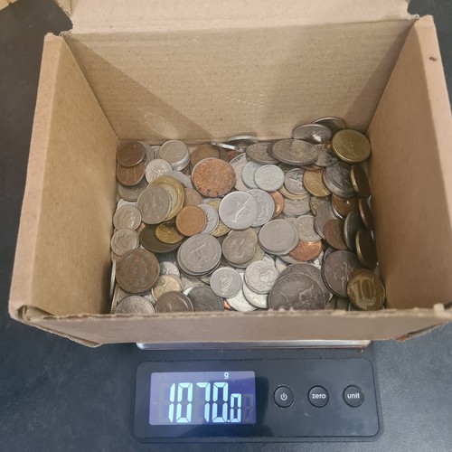 1kg mixed world coins random - mixed,