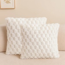 Pack of 2 Faux Fur Cushion