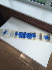 Vintage 1970,s Leeds United Silk Scarf Super Leeds Smiley Both Sides