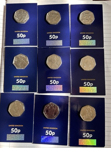 50p coin collection lot - 10,