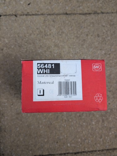 56481whi 2gang socket - mk,
