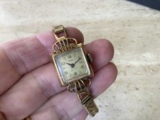 Vintage  Gold plated Pretty Ladies Bracelet Watch. Not Working .