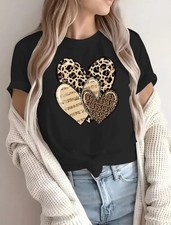 WOMENS LADIES 3 LEOPARD LOVE