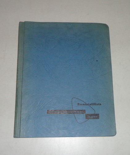 Spare parts list - spare,