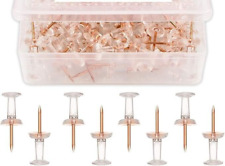 100 Pcs Push Pins, Rose Gold