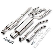 STAINLESS FULL DECAT EXHAUST SYSTEM & MANIFOLDS FOR BMW E36 3 SERIES 323i 1990+